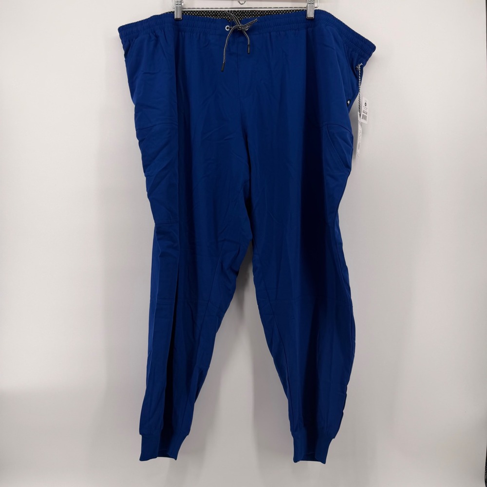 Koi Next Gen Good Vibe Jogger Scrub Pants Galaxy Blue 5X 740-R-060 NWT
